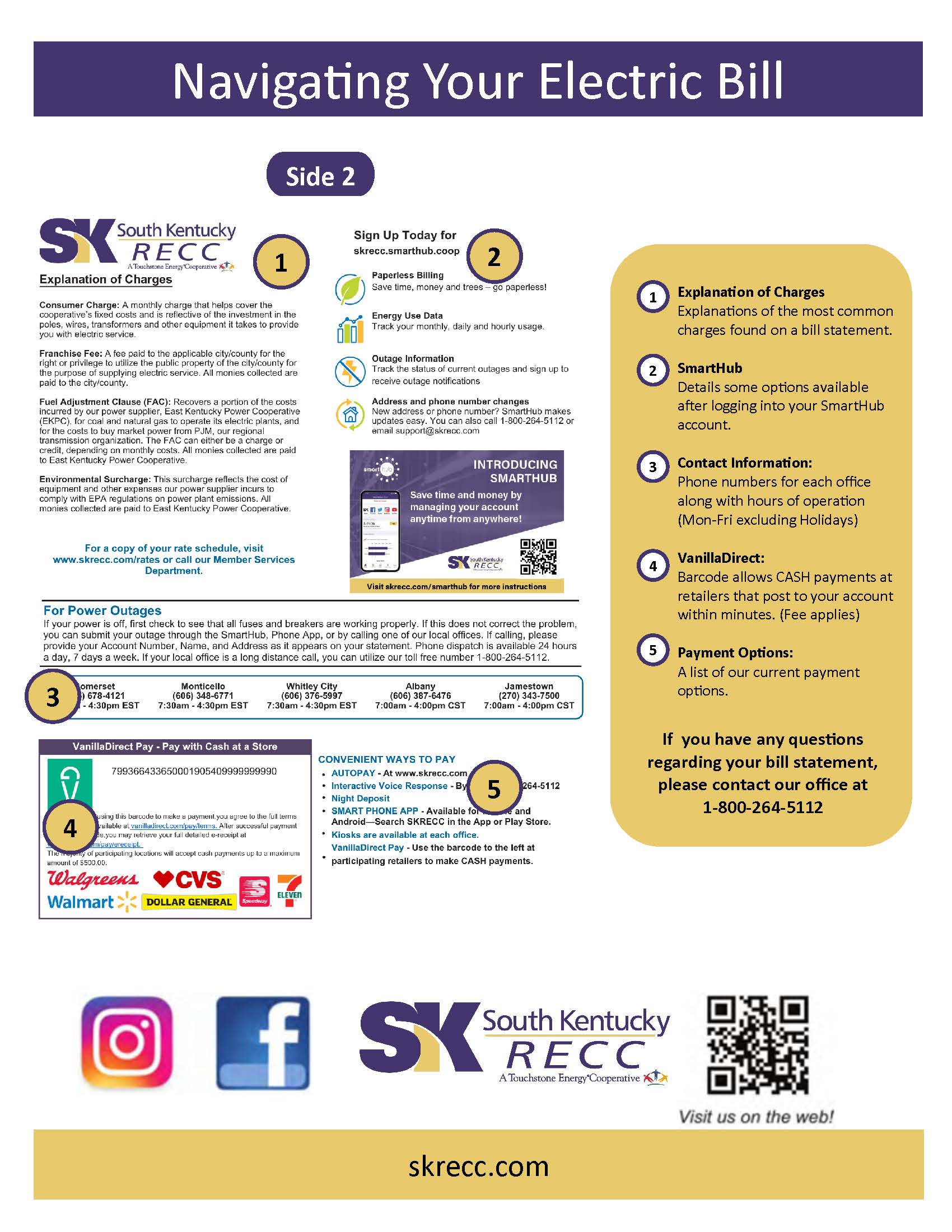 Navigating Your Electric Bill Page 2