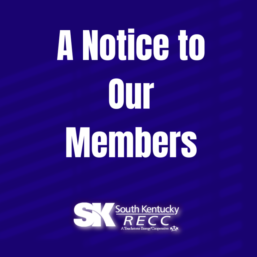 A NOTICE TO MEMBERS