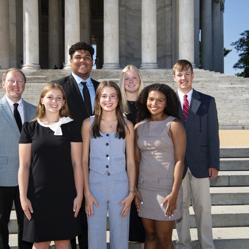2026 Washington Youth Tour group photo