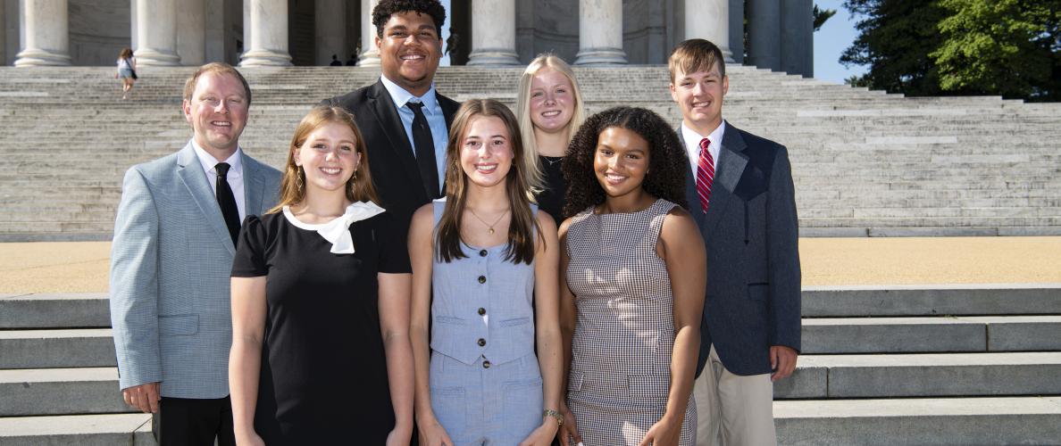 2026 Washington Youth Tour group photo